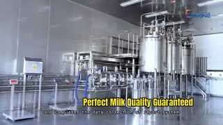 Regarder : Vitrine de la machine de dégazage des produits laitiers par évaporation flash du lait liquide