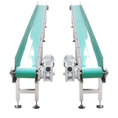 Horizontal Stainless Steel Fruit Conveyor Belt Energy Saving Type