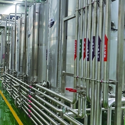 10000 Gallon CIP Cleaning System Stainless Steel Tank Split Type