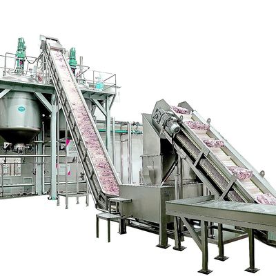 Le CE a certifié le traitement profond de viande de Full Auto de machine de transformation de la viande de production de soupe