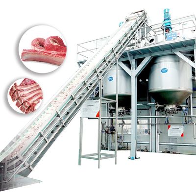 Contrôle automatique de résistance de machine à haute pression de transformation de la viande alimentant sans interruption